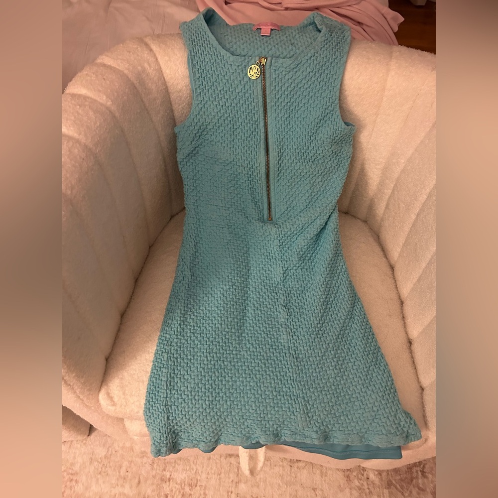 Lilly Pulitzer Green Sheath Halter Dress